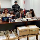Diligencia. La sala donde se desarrolló la audiencia.