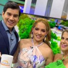 Isaac con Gabriela Pazmiño y La Nena