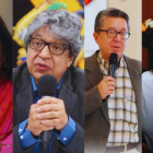 Nelly Miño, Milton Luna, Juan Páez y Silvia Vega.