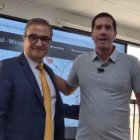 Antonio Goncalves, nuevo ministro de Energía, y Roberto Luque, ministro de Transporte y Obras Públicas.