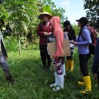 Analistas y docentes de la Universidad Técnica de Cotopaxi realizaron la toma de varias muestras en el río, pero también en las zonas aledañas al afluente, como los bosques.