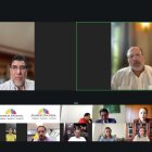 Momento en que el presidente de la Asamblea, Henry Kronfle, se apresta a suspender la sesión.