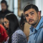 El alcalde de Guayaquil, Aquiles Álvarez, exigió al Ministerio de Finanzas la firma de la garantía sobertana.