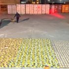 El material se encontró dentro de un contenedor con producto de exportación