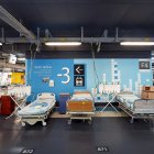 Vista del centro médico Rambam de Haifa, al norte de Israel.