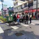 Efecto. Ayer, tras un intento de robo en el centro de Quevedo la población le quemó la moto al antisocial.