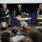 El presidente de la Agencia EFE, Miguel Ángel Oliver; la cofundadora y directora de Efecto Cocuyo, Luz Mely Reyes, y Yolanda Ruiz, periodista y columnista a cargo del Consultorio Ético de la Fundación Gabo, participan en la charla "Informar en tiempos de polarización" este sábado 6 de julio en Bogotá.