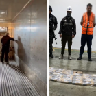 La droga fue incautada en Progreso, Guayas.