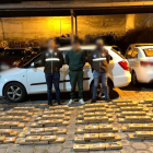 Policía Nacional logra el decomiso de cocaína.