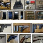 Además de las armas, se incautó elementos como municiones y equipos de prrotección