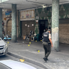 Un tramo del sector donde se registró el ataque armado fue cerrado por la Policía.