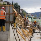 La construcción del nuevo paso a desnivel se construye a la altura del puente ocho