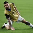 Messi fue sacado del campo luego de una lesión en la final de la Copa América.