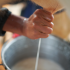 Referencial. Ordeño de vaca.