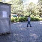 La estación de bicicletas públicas de El Ejido fue retirada la mañana de este lunes 15 de julio