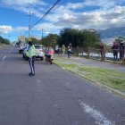 Los agentes de tránsito realizan controles en distintos puntos de la ciudad.