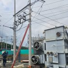 CNEL EP reporta daños en los equipos de la subestación Propicia, en Esmeraldas.