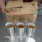 La droga hallada por la Policía estaba en enlatados.