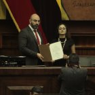 Mario Godoy fue posesionado como presidente de la Judicatura este 16 de julio de 2024, en la Asamblea Nacional.