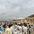 Escena. Fieles se congregan en el Santuario María Madre de Guayaquil.
