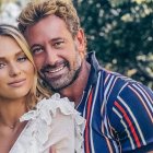 Gabriel con su expareja, Irina.