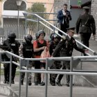 Comparecencia. El expresidente del Consejo de la Judicatura, Wilman Terán, arribando a la Asamblea Nacional.