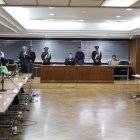 El juez Manuel Cabrera llevó acabo la audiencia de procedimiento abreviado a la que se sometió Helive Angulo.