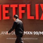 Fotografía de archivo de un logotipo de la plataforma Netflix en la Ciudad de México (México).