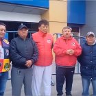 Carlos Castellanos, presidente del Frente Popular en Pichincha, saliendo de la Unidad de Flagrancia.