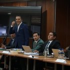 Wilman Terán, expresidente de la Judicatura, en su audiencia preparatoria de juicio, este viernes 19 de julio de 2024.