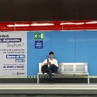 En las estaciones del Metro de Quito se ubican anuncios sobre la atención en salud Mental que ofrece el Municipio de Quito