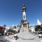 Delincuentes se sustrajeron una pieza patrimonial del Monumento de la Independencia