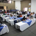 Institución. El CNE capacitó a sus funcionarios antes de elecciones.