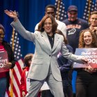 La vicepresidenta de EE.UU., Kamala Harris, ahora postula por ser la candidata del partido Demócrata