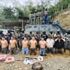 Captura. Once ciudadanos fueron detenidos en un operativo dado en el cantón Camilo Ponce Enríquez.