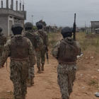 Efectivos militares realizaron operativos en el sector Finca Delia en Durán.