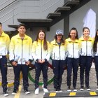 Parte de la delegación ecuatoriana que estuvo en la despedida oficial hace poco más de una semana.