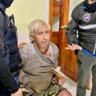 Fabricio Colón Pico cuando fue recapturado este 22 de abril de 2024.