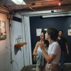 Vista. El artista crea su propio entorno guayaquileño.