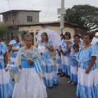 El Morro. Varias mujeres se alistan para participar de las actividades.