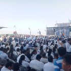 Sesión solemne fundación de Guayaquil, en el Palacio de Cristal.