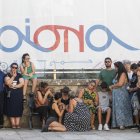 Familiares de los marineros del barco Argos Georgia fallecidos en aguas de las Malvinas.