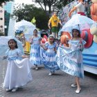 Fueron 8 carrozas alegóricas las presentadas la tarde de este 27 de julio.