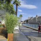 Imagen de archivo del río Sena en París.