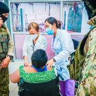 El pasado 28 de julio, las Fuerzas Armadas en coordinación con  Segura EP ayudaron a una adulta mayor en una emergencia médica.