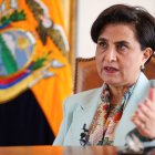 Gabriela Sommerfeld, canciller del Ecuador.