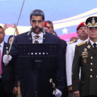 Nicolás Maduro, presidente de Venezuela y Vladimir Padrino, ministro de Defensa.