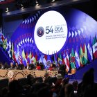 Fotografía de archivo de representantes de los países miembros de la Organización de Estados Americanos (OEA)