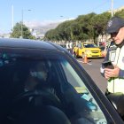 Agentes de la AMT realizan el control de los límites de velocidad en Quito. Desde este 30 de julio sancionarán a los conductores.