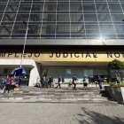 Edificio de la Unidad Judicial Norte, en Quito.